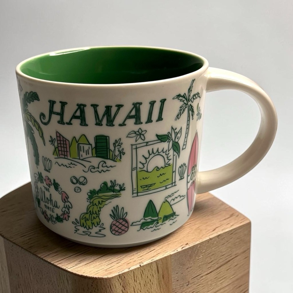 Starbucks Hawaii HI Been There Series Tea Coffee Cup Mug 14 oz. Paradise Aloha